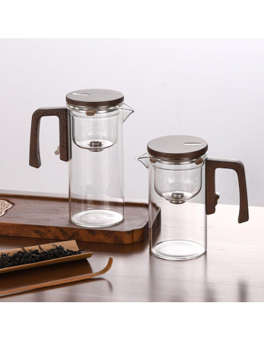 Tetera de Vidrio Enchanti 24oz DRNKNSTX con Infusor