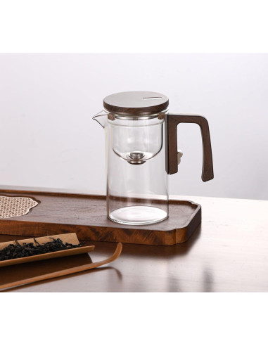 Tetera de Vidrio Enchanti 24oz DRNKNSTX con Infusor