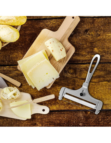 Cortador de Queso Ajustable Boao de Acero Inoxidable 14.5 cm