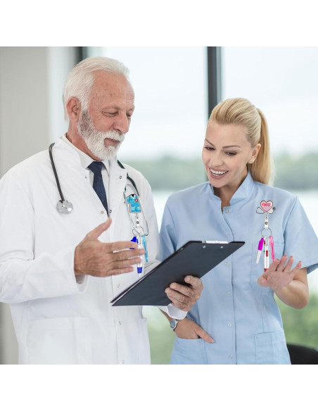 Kit de Insignia de Enfermera Mivofun con Bolígrafos y Resaltadores