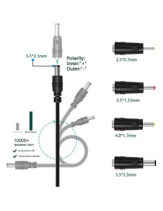 Adaptador de corriente AC 12V HY1C 2A para teclados y LED 2