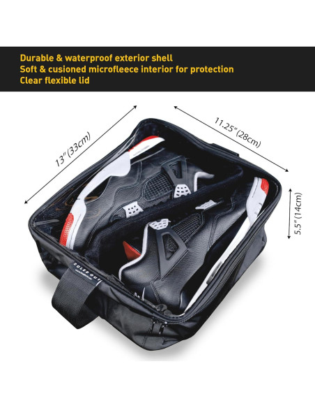 SoleGuardian XXL Funda de Viaje para Zapatillas - Organizador Impermeable