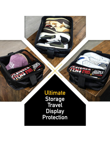 SoleGuardian XXL Funda de Viaje para Zapatillas - Organizador Impermeable