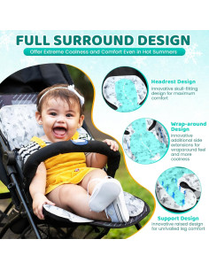 Almohadilla de Enfriamiento para Bebés Orzbow - 78x48cm, Gris 2