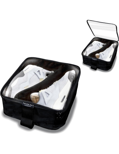 SoleGuardian XXL Funda de Viaje para Zapatillas - Organizador Impermeable