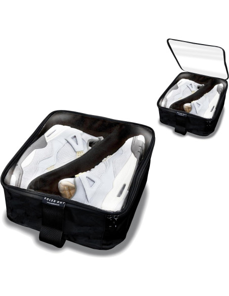 SoleGuardian XXL Funda de Viaje para Zapatillas - Organizador Impermeable