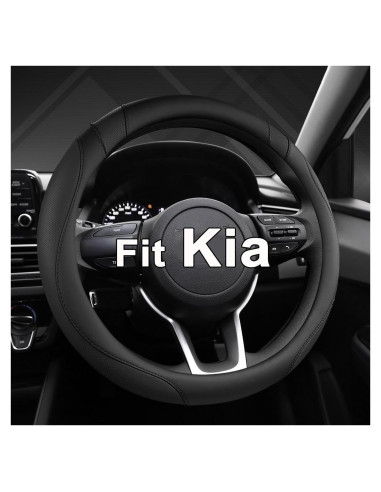 Cubierta de Volante West Llama para Kia 37-38 cm Negro