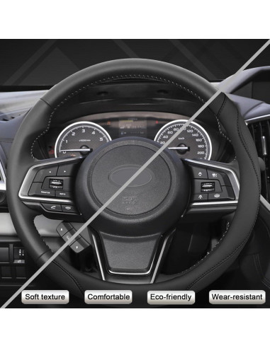 Cubierta de Volante West Llama para Kia 37-38 cm Negro