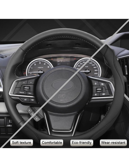 Cubierta de Volante West Llama para Kia 37-38 cm Negro