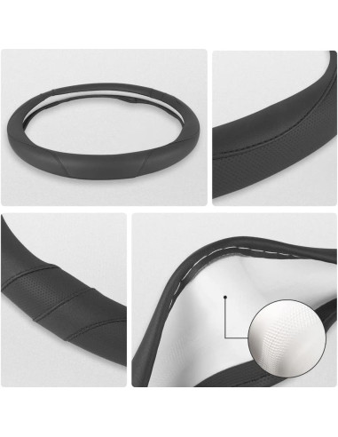 Cubierta de Volante West Llama para Kia 37-38 cm Negro