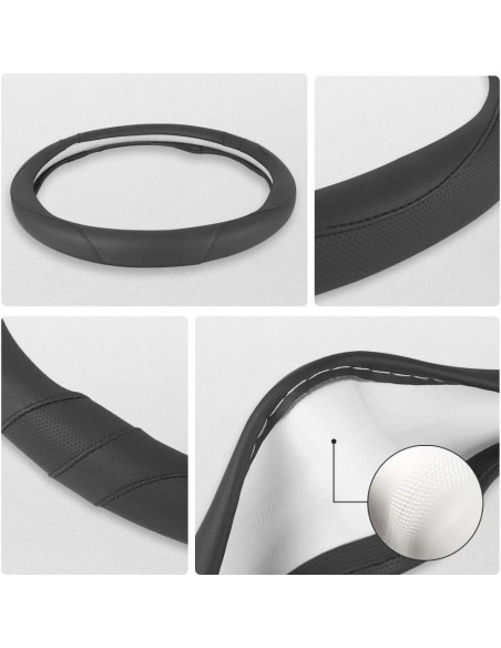 Cubierta de Volante West Llama para Kia 37-38 cm Negro