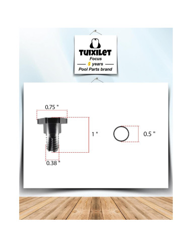 Válvula de Ventilación de Aire TUIXILET R172224X y O-Ring R172221