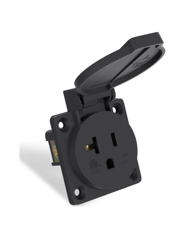Enchufe NEMA 5-20 STARELO 20A 125V con Tapa Protectora