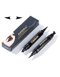 Delineador de Ojos con Sello AVIERLL B12 Negro Impermeable