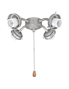 Kit de Luz para Ventilador de Techo Aspen Creative 22003-11 4 Luces Níquel
