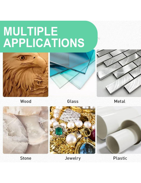 Brocas de Taladro para Uñas ZJchao - 12 Piezas Fieltro Pulido