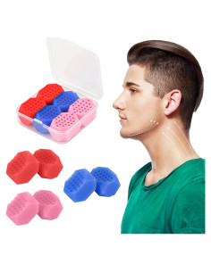 Ejercitador de Mandíbula XIHIRCD 6 Piezas Silicona 3 Niveles