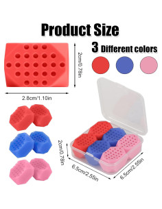 Ejercitador de Mandíbula XIHIRCD 6 Piezas Silicona 3 Niveles 2
