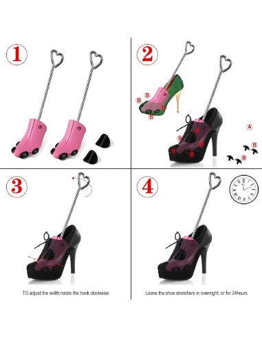 Estirador de Zapatos Ajustable XYH para Pies Anchos - Unisex