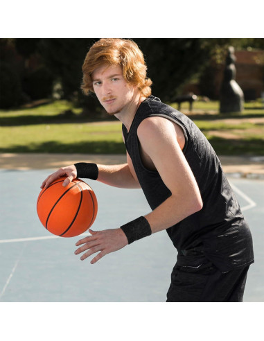 6 Pulseras Deportivas Quilax de Algodón para Sudor - Unisex