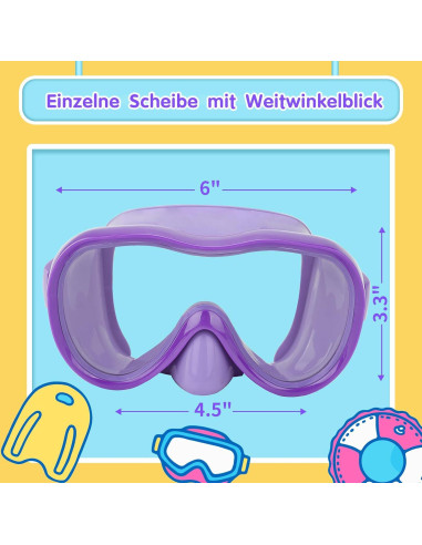 Gafas de natación para niños iGym Ms1415 con snorkel