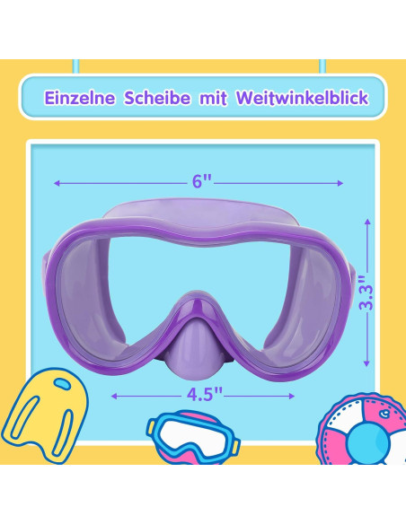 Gafas de natación para niños iGym Ms1415 con snorkel Gafas de natación para niños iGym Ms1415 con snorkel