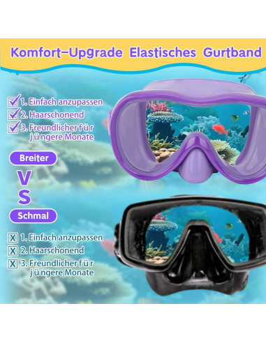 Gafas de natación para niños iGym Ms1415 con snorkel