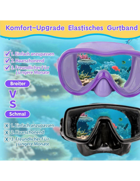 Gafas de natación para niños iGym Ms1415 con snorkel Gafas de natación para niños iGym Ms1415 con snorkel