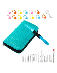 Juego de Ganchillos Iluminados Votris - 11 Piezas para Principiantes