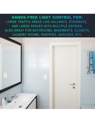 Interruptor de Luz con Sensor de Movimiento EverElectrix - 2 Piezas