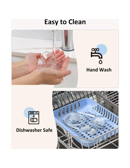 Aspirador Nasal Eléctrico HEYVALUE para Bebé Morado con Luz Nocturna Aspirador Nasal Eléctrico HEYVALUE para Bebé Morado con Luz Nocturna