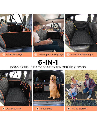 Funda de Asiento para Perros Mildly Home DCSC125 100% Impermeable