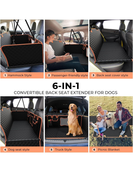 Funda de Asiento para Perros Mildly Home DCSC125 100% Impermeable