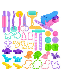 Set de Herramientas de Plastilina Oun Nana 38 Piezas Multicolor