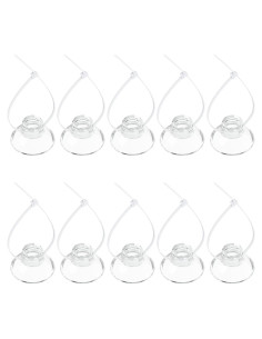 Paquete de 10 Ventosas Pawfly con Bridas Ajustables para Acuario