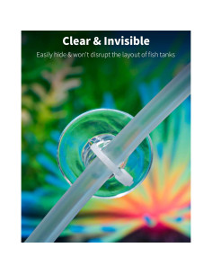 Paquete de 10 Ventosas Pawfly con Bridas Ajustables para Acuario 2