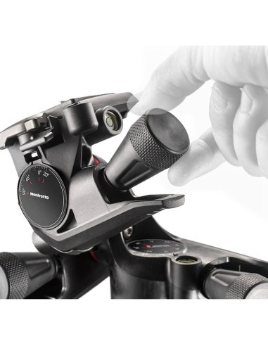 Cabezal de Trípode Manfrotto XPRO 3 Vías con Engranaje