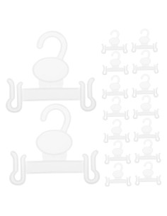 Ganchos de Plástico para Pantuflas BESTOYARD 100 Pcs Blanco