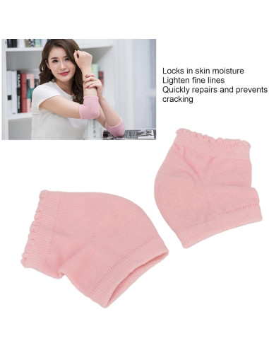 Manga de Gel Hidratante para Codos Sonew - 1 Par Suave y Transpirable