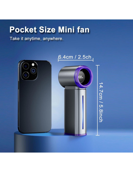 Ventilador de Nebulización Portátil GOSALISU GF04 199 Velocidades