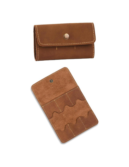 Funda Organizador de Tarjetas SD WYSJYBHJ de Cuero PU - 6 Ranuras Funda Organizador de Tarjetas SD WYSJYBHJ de Cuero PU - 6 Ranuras