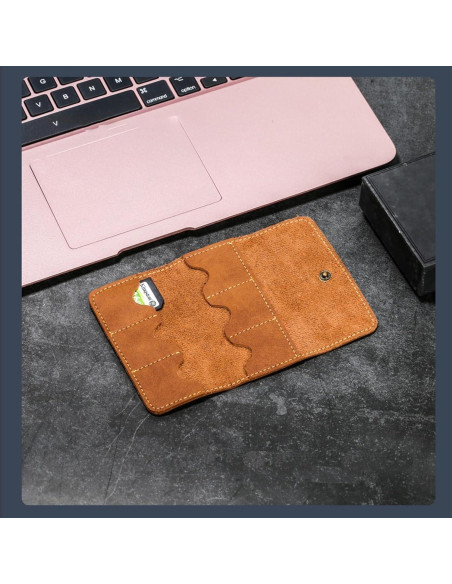 Funda Organizador de Tarjetas SD WYSJYBHJ de Cuero PU - 6 Ranuras Funda Organizador de Tarjetas SD WYSJYBHJ de Cuero PU - 6 Ranuras