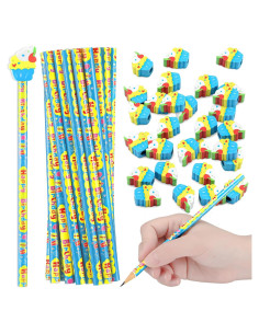 36 Lápices de Cumpleaños Weekgrat con Borradores de Pastel