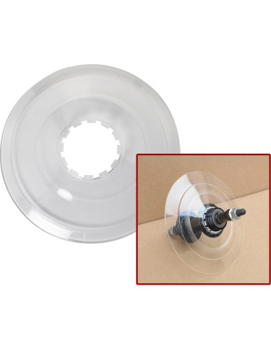 2 Protectores de Radios de Bicicleta LUORNG 138mm Transparente