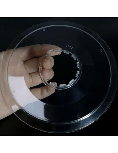 2 Protectores de Radios de Bicicleta LUORNG 138mm Transparente