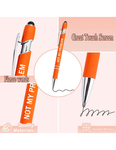 Bolígrafos de Tinta PASISIBICK 12 Piezas Estilógrafo Táctil