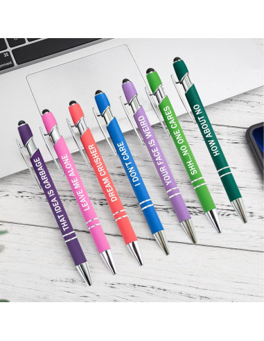 Bolígrafos de Tinta PASISIBICK 12 Piezas Estilógrafo Táctil