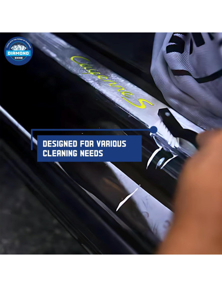 Juego de Cepillos de Limpieza 17 Piezas Diamond Shine Juego de Cepillos de Limpieza 17 Piezas Diamond Shine