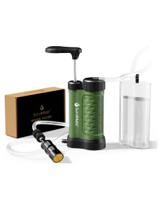Purificador de Agua Portátil SurviMate 5 Etapas 425g Verde