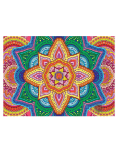 Póster Gigante para Colorear SJPrinter Mandala Floral 106.7x76.2cm